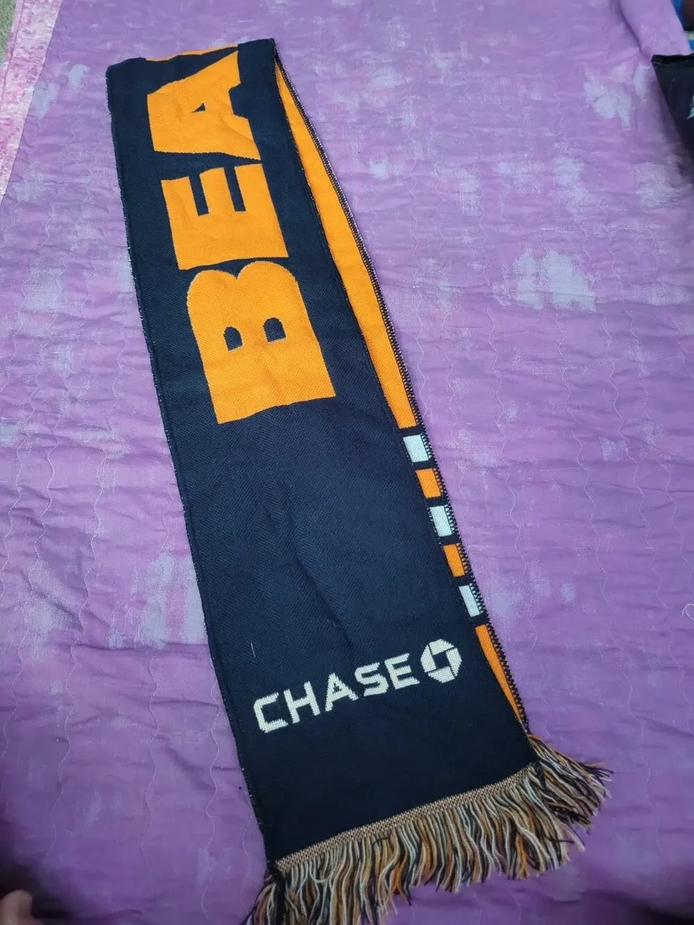 Chicago Bears NFL X Chase Bank PROMO Team Scarf very clean